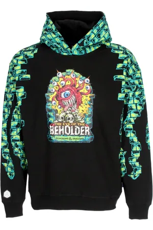 Octopus Sweatshirts & Hoodies, Herr, M, Bomull, Beholder Hoodie Dungeons & Dragons Svart