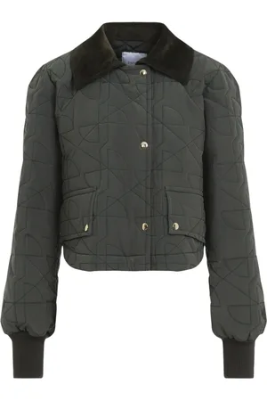 Patou Jacka, Dam, S, Polyester, Snygg Grön Jacka Aw24
