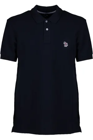 Paul Smith Topp, Herr, L, Bomull, Zebra Logo Kortärmad Pikétröja