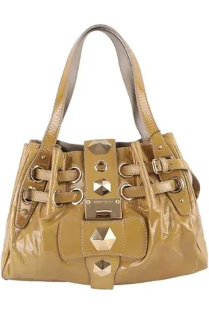 Jimmy Choo Pre-owned, Dam, ONE Size, Pre-owned Canvas axelremsvskor