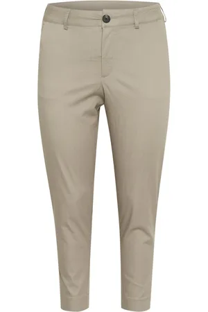 Kaffe Byxor, Dam, 2Xl, Elephant Skin Chino Byxor