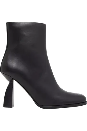 NODALETO Skor, Dam, 38 EU, Läder, Svarta ankelboots Angel Billie