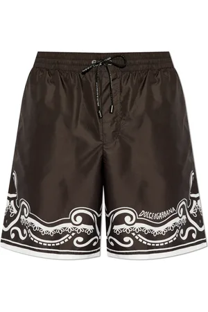 Dolce & Gabbana Badkläder, Herr, M, Polyester, Tryckta badshorts