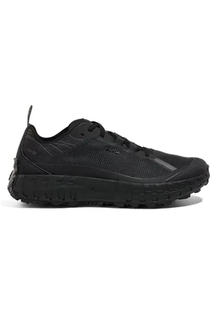 Norda Skor, Herr, 44 1/2 EU, Svarta Platta Trail Running Skor