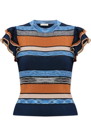 ULLA JOHNSON Stickade tröjor & koftor, Dam, L, Top Cecile