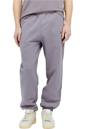DIME Byxor, Herr, L, Bomull, Logo Track Pants i bomullsfleece