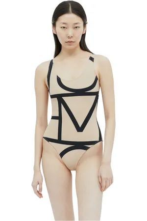 Totême Topp, Dam, M, Monogram Scoop Neck Baddräkt