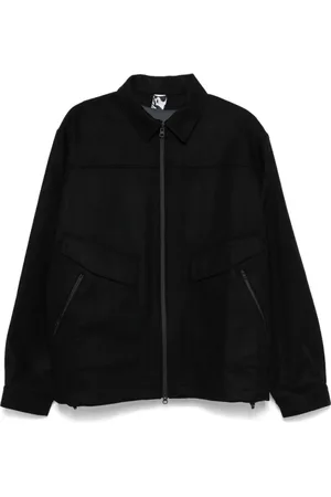 GR10K Jacka, Herr, L, Bomull, Panel Wool Blend Jacka Svart
