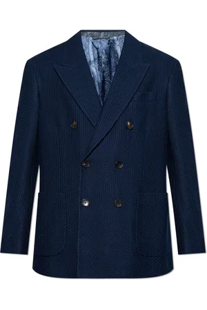 Etro Jacka, Herr, M, Bomull, Bomullsblazer med stängda slag