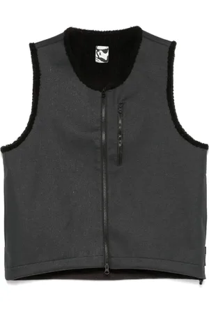GR10K Jacka, Herr, M, Polyester, Teknisk Asphalt Vest med Shearling Foder
