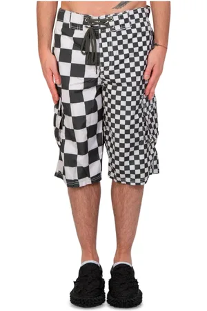 ERL Shorts, Herr, L, Rutiga badshorts i Checker