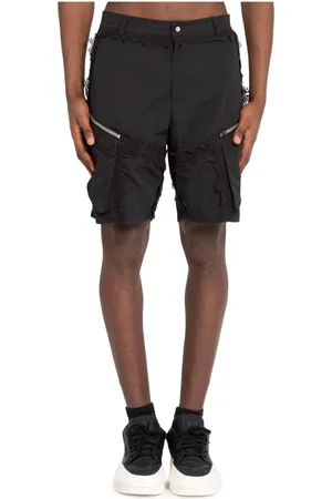 HELIOT EMIL Shorts, Herr, L, Svarta Sfäriska Cargo Shorts