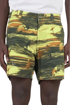 ERL Shorts, Herr, M, Syra Solnedgång Shorts i Acid Sunset