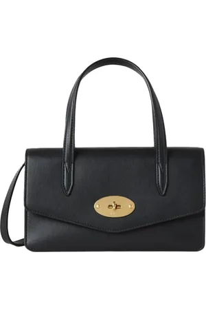 MULBERRY Väska, Dam, ONE Size, Läder, Klassisk Svart Tophandtag Väska