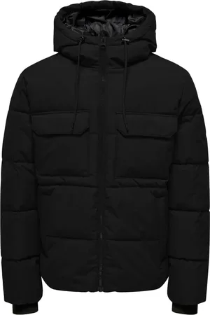 Only & Sons Jacka, Herr, M, Denim, Casual Denimjacka för Män