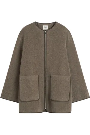 Totême Jacka, Dam, XL, Läder, Ulljacka med Chic Design