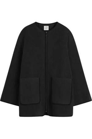 Totême Jacka, Dam, L, Läder, Ulljacka med Chic Design