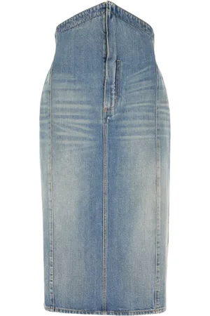 Alexander McQueen Kjol, Dam, S, Bomull, Elegant Gonne Klänning för Kvinnor