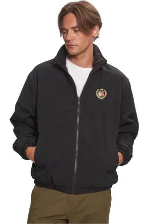 Tommy Hilfiger Jacka, Herr, S, Nylon, Omvändbar Bomberjacka med Broderad Logotyp