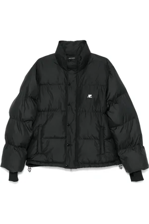 Courrèges Jacka, Herr, M, Polyester, Svart Vadderad Jacka Matt Effekt