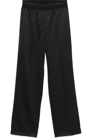 Helmut Lang Byxor, Dam, S, Polyester, Svart Bilbyxa Tona