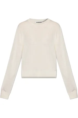 Jil Sander Stickade tröjor & koftor, Dam, M, Kashmir, Tröja med sidoslitsar
