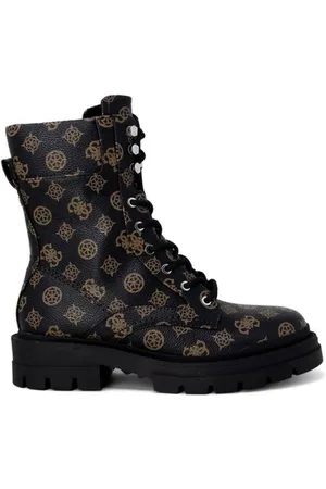 Guess Skor, Dam, 35 EU, Läder, Stilren läderstövel med 4 cm klack