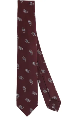 BARBA Accessoarer, Herr, ONE Size, Kashmir, Kashmir Sidenslips med 7 Veck