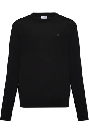 Burberry Stickade tröjor & koftor, Herr, XL, Ulltröja