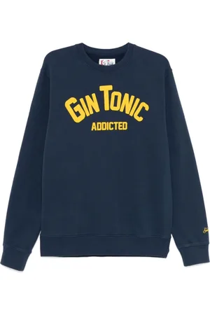 MC2 SAINT BARTH Sweatshirts & Hoodies, Herr, XL, Marinblå Gin Tonic Sweatshirt
