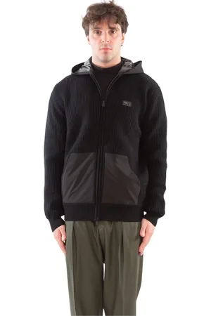 MC2 SAINT BARTH Sweatshirts & Hoodies, Herr, L, Merino Ribbed Hoodie