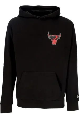 New Era Sweatshirts & Hoodies, Herr, L, Bomull, Chicago Bulls Lättvikts huvtröja