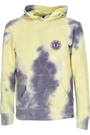 Element Sweatshirts & Hoodies, Herr, S, Bomull, Tie Dye Lättvikts Hoodie Nine Iron