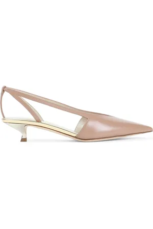 Giorgio Armani Skor, Dam, 40 EU, Platino Ballerina Skor