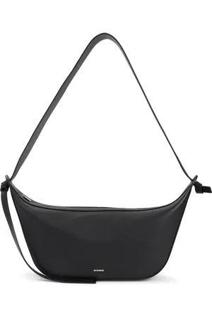 Jil Sander Väska, Herr, ONE Size, Läder, Svart Läderhandväska