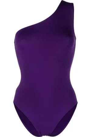 ERES Badkläder, Dam, S, Spandex, Enaxlad Mörklila Baddräkt