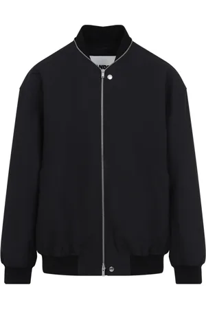 Jil Sander Jacka, Herr, L, Bomull, Svart Blouson Jacka