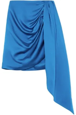 Simkhai Kjol, Dam, S, Polyester, Phthalo Draperad Kjol