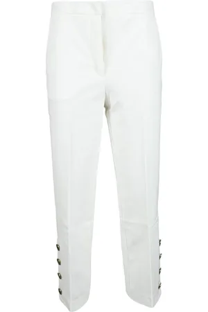 Twin-Set Byxor, Dam, 2Xs, Elegant Stretchig Viskosblandningsbyxor