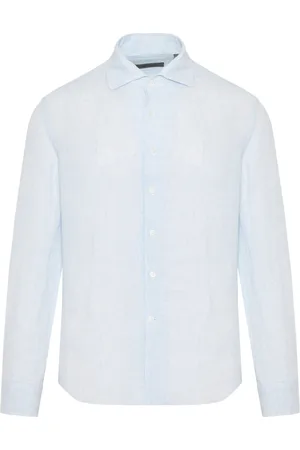 corneliani Skjorta, Herr, 3Xl, Linne, Linneskjorta Made in Italy