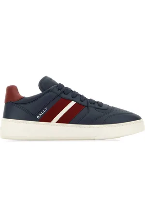 Bally Skor, Herr, 41 EU, Läder, Blå Läder Sneakers
