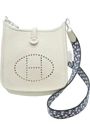 Hermès Pre-owned, Dam, ONE Size, Mocka, Pre-owned Laeder crossbodyvskor