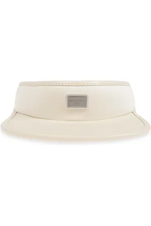 Dolce & Gabbana Accessoarer, Herr, 57 CM, Bomull, Visir med applikation med ingraverad logotyp