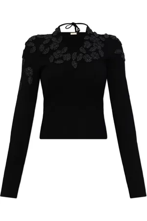 Cult Gaia Stickade tröjor & koftor, Dam, S, Nylon, Top Livie