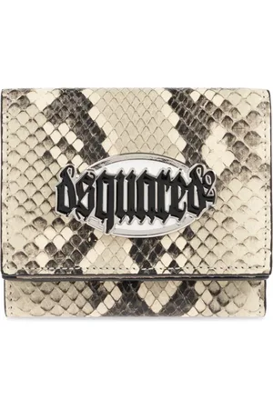 Dsquared2 Accessoarer, Dam, ONE Size, Läder, Plånbok med logotyp