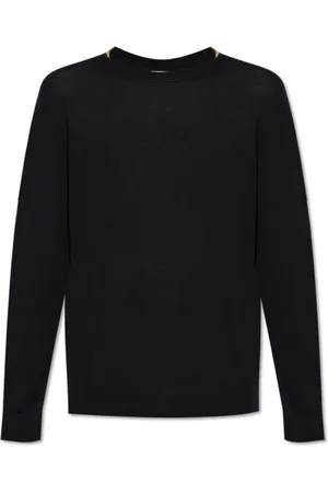 Paul Smith Stickade tröjor & koftor, Herr, 2Xl, Ulltröja med rund hals
