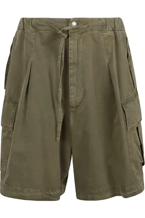 Alexander McQueen Shorts, Herr, S, Bomull, Gröna Cargo Bermudas Stiliga Mode Shorts