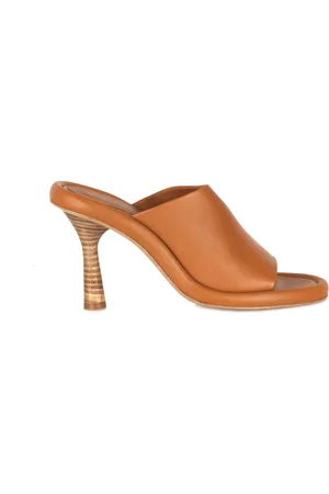 Paloma Barceló Skor, Dam, 38 EU, Läder, Lädersandal med Hög Klack
