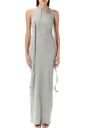 OTTOLINGER Klänning, Dam, M, Bomull, Silver Melange Tank Maxi Klänning