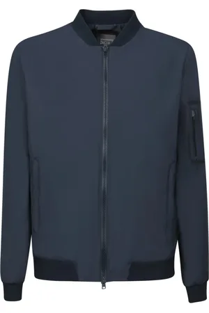 HERNO Jacka, Herr, XL, Polyester, Blå Bomberjacka